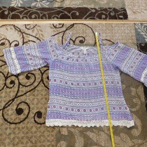 Arizona Summer Cold Shoulder Top Medium